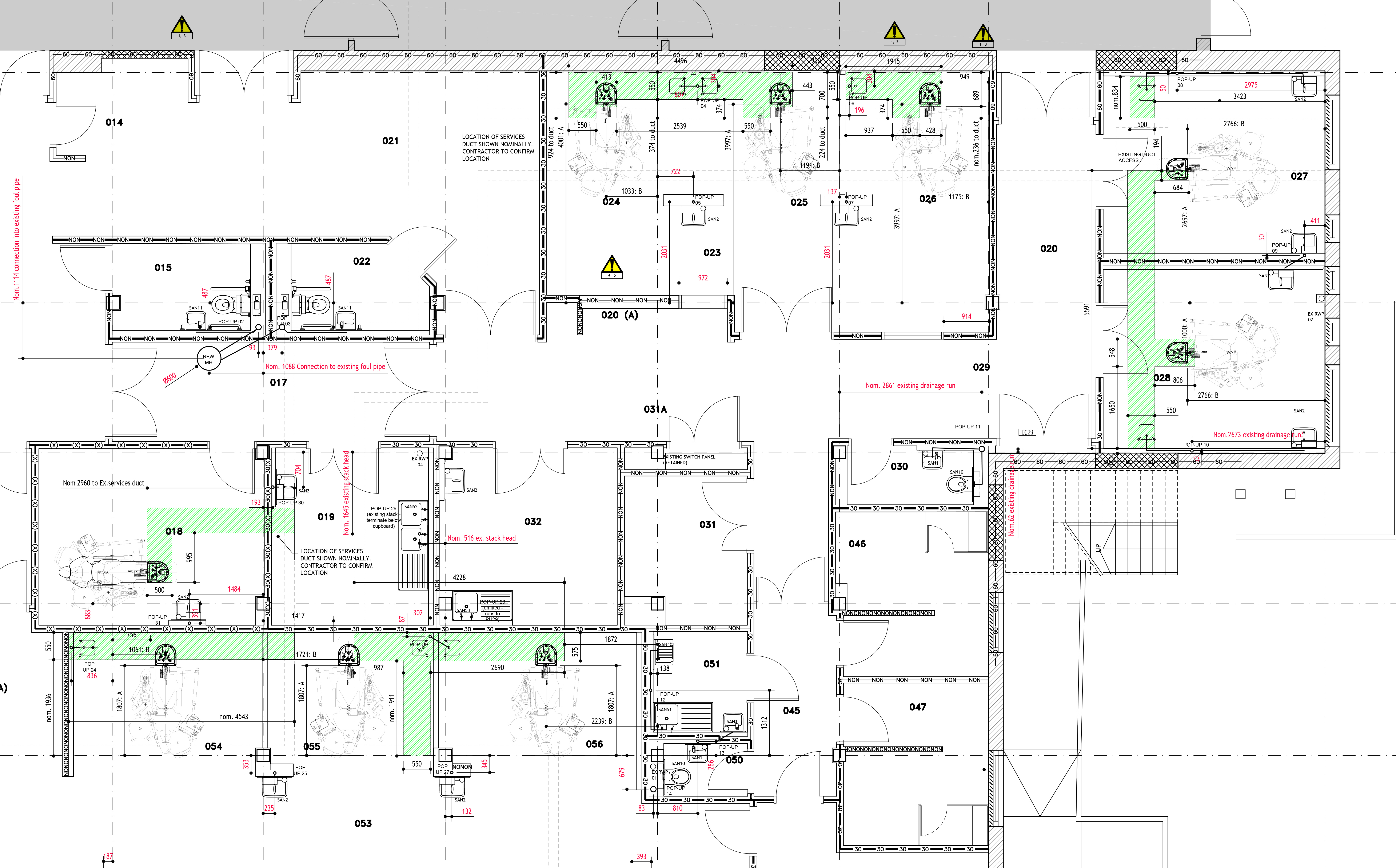 Allerton hospital trunking