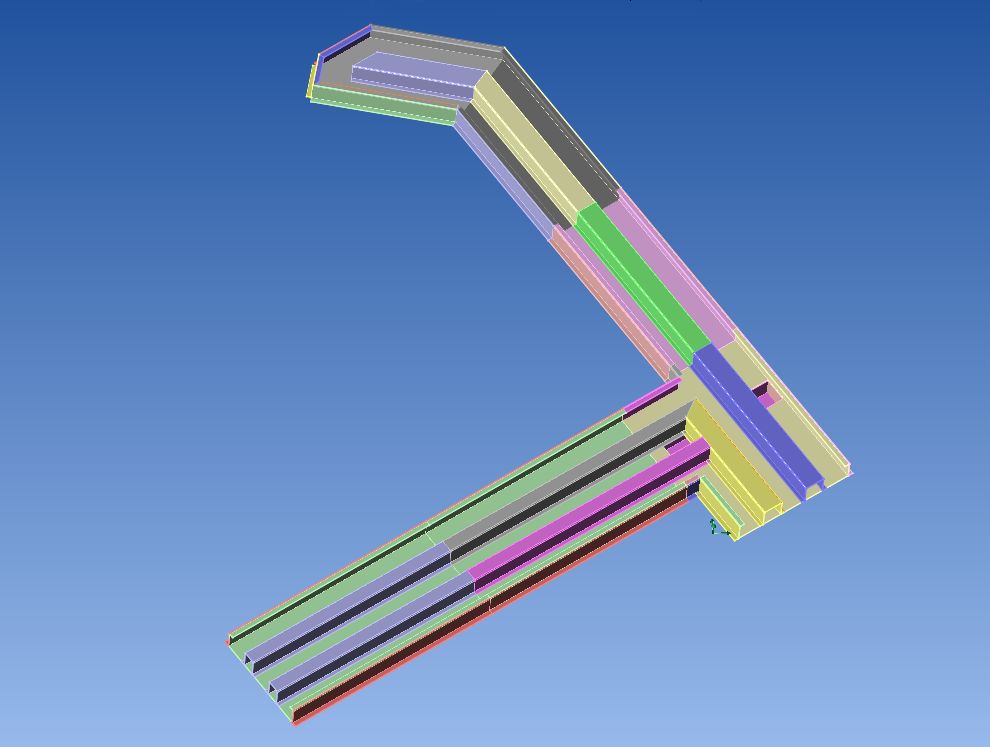 proton scanner trunking inside CAD